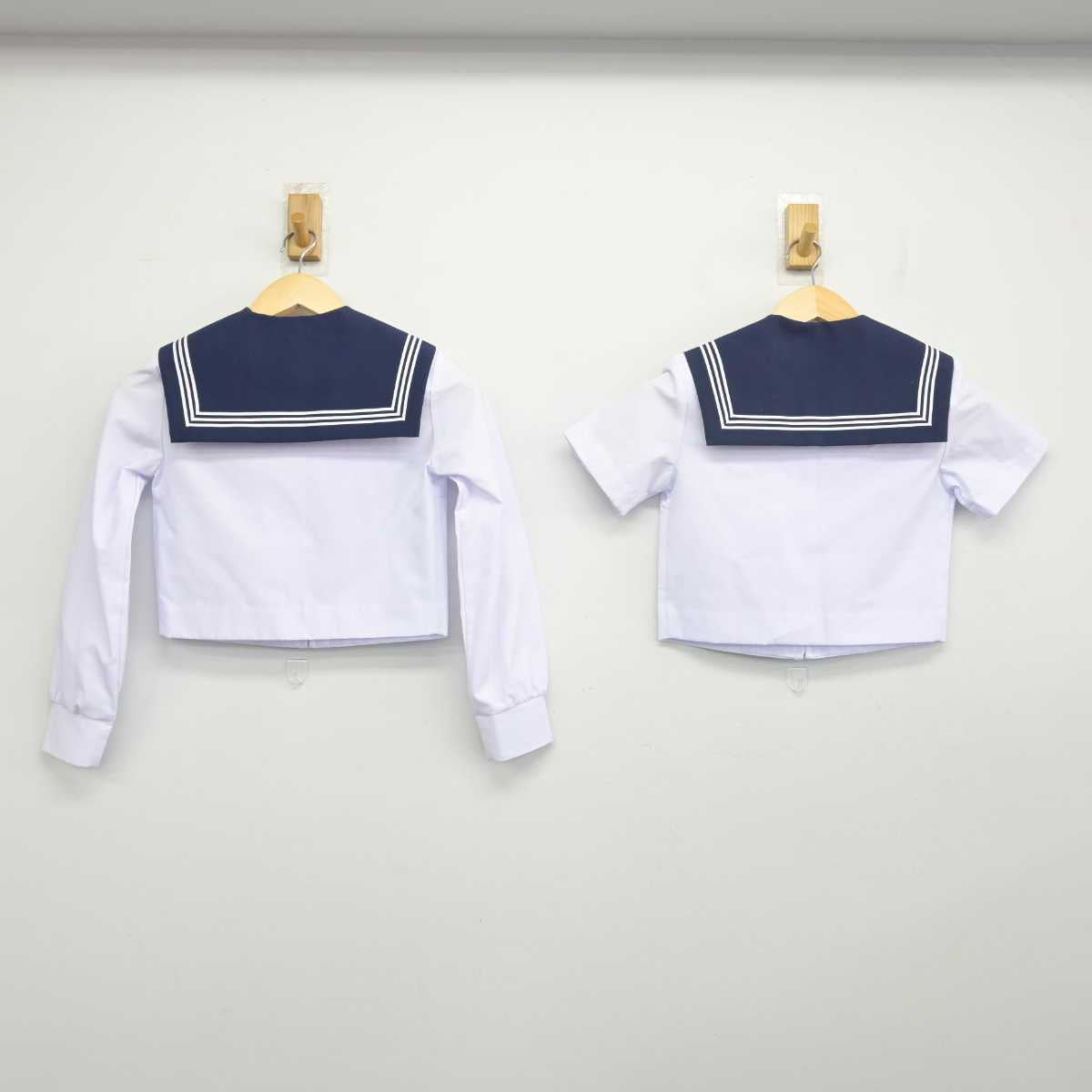 【中古】愛知県 青山中学校 女子制服 2点 (セーラー服) sf054105