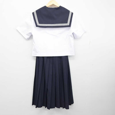 【中古】愛知県 萩原中学校 女子制服 2点 (セーラー服・スカート) sf054112