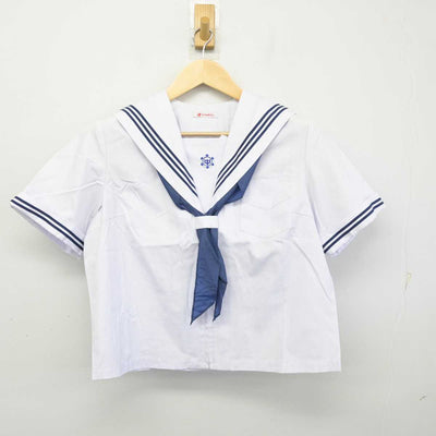 【中古】千葉県 東国分中学校 女子制服 3点 (セーラー服・スカート) sf054124