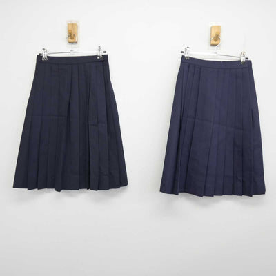 【中古】静岡県 清水第七中学校 女子制服 4点 (セーラー服・スカート・スカート) sf054135