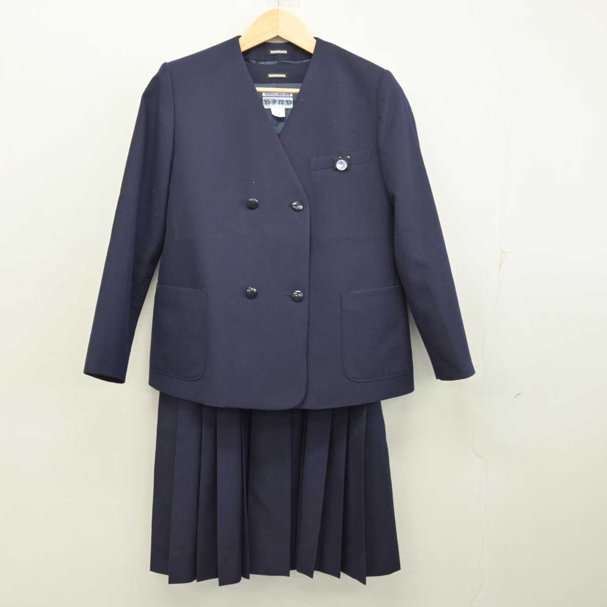 【中古】神奈川県 今井中学校 女子制服 3点 (ブレザー・ジャンパースカート) sf054171