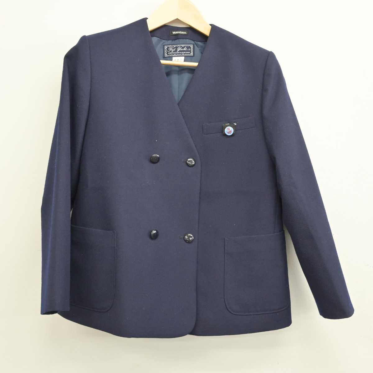 【中古】神奈川県 今井中学校 女子制服 3点 (ブレザー・ジャンパースカート) sf054171