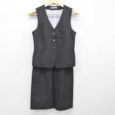 【中古】 事務服 女子制服 3点 (ジャケット・ベスト・スカート) sf054183