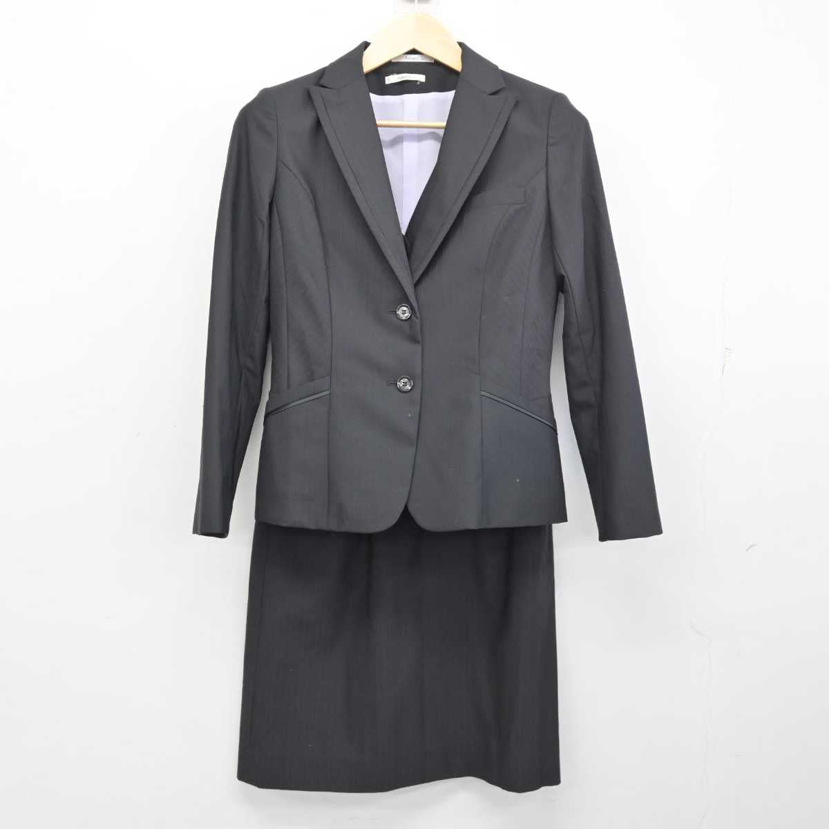 【中古】 事務服 女子制服 3点 (ジャケット・ベスト・スカート) sf054184