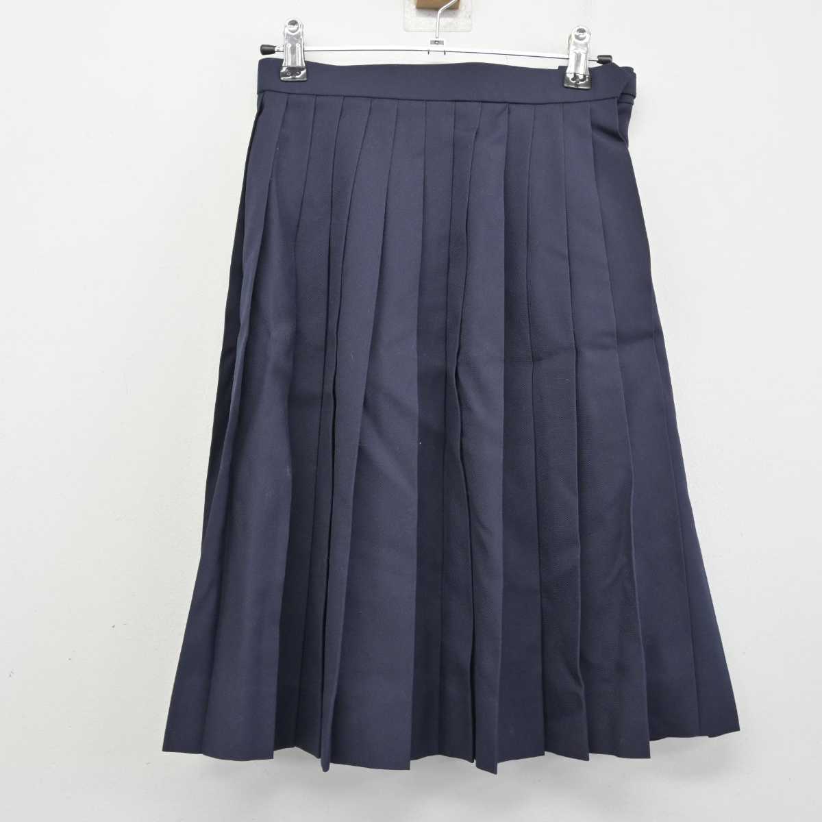 【中古】愛知県 名古屋西高等学校 女子制服 4点 (セーラー服・スカート) sf054190