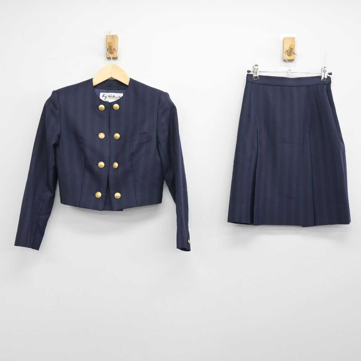 【中古】静岡県 浜松学芸中学校・高等学校 女子制服 2点 (ブレザー・スカート) sf054191