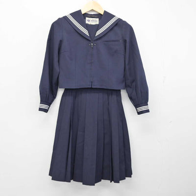 【中古】千葉県 市川市立第三中学校 女子制服 2点 (セーラー服・スカート) sf054195