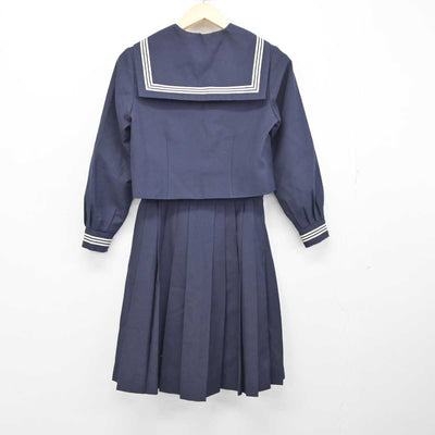 【中古】千葉県 市川市立第三中学校 女子制服 2点 (セーラー服・スカート) sf054195