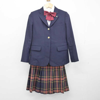 【中古】山梨県 甲府城西高等学校 女子制服 5点 (ブレザー・ニット・シャツ・スカート) sf054199