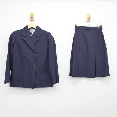 【中古】新潟県 小千谷高等学校 女子制服 2点 (ブレザー・スカート) sf054208