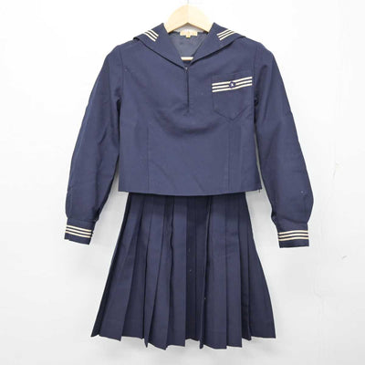 【中古】東京都 戸板女子高等学校 女子制服 3点 (セーラー服・スカート) sf054211