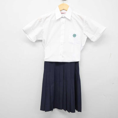 【中古】東京都 向原中学校 女子制服 2点 (シャツ・スカート) sf054225