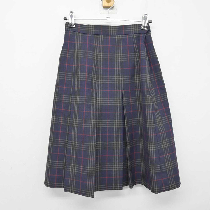 中古】北海道 北陽中学校 女子制服 2点 (ベスト・スカート
