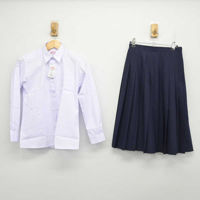 【中古】埼玉県 白幡中学校 女子制服 6点 (ブレザー・ベスト・シャツ・スカート) sf054257