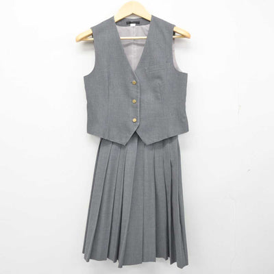 【中古】兵庫県 兵庫教育大学附属中学校 女子制服 2点 (ベスト・スカート) sf054271