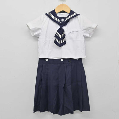 【中古】神奈川県 湘南白百合学園小学校 女子制服 4点 (セーラー服・スカート) sf054276