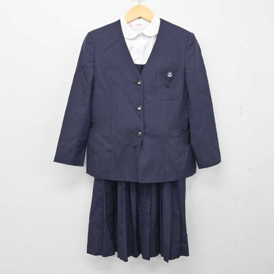 【中古】神奈川県 茅ヶ崎市立第一中学校 女子制服 4点 (ブレザー・シャツ・ジャンパースカート) sf054289