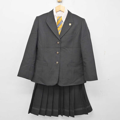 【中古】大阪府 初芝立命館中学校・高等学校 女子制服 4点 (ブレザー・シャツ・スカート) sf054295