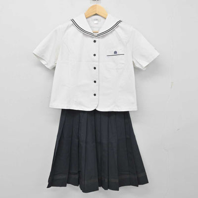 【中古】大阪府 初芝立命館中学校・高等学校 女子制服 3点 (シャツ・スカート) sf054296