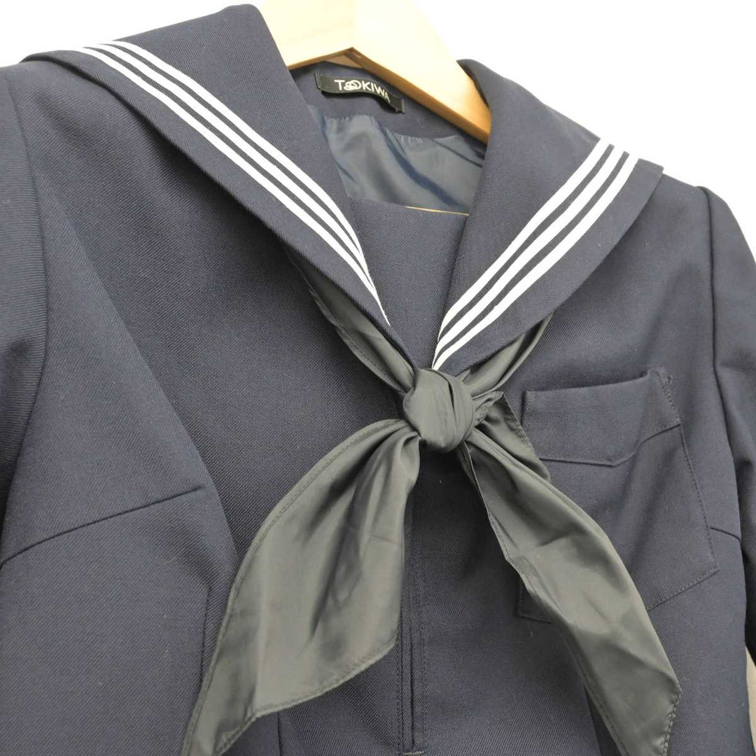 中古】大分県 別府鶴見丘高等学校 女子制服 2点 (セーラー服