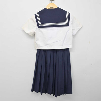 【中古】大分県 大分大学教育学部附属中学校 女子制服 2点 (セーラー服・スカート) sf054309