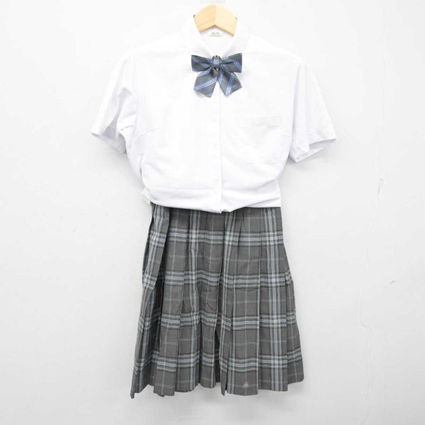 【中古】兵庫県 松陽高等学校 女子制服 4点 (シャツ・スカート) sf054312