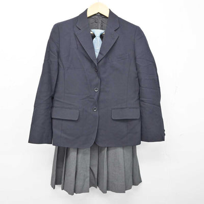 【中古】香川県 英明高等学校 女子制服 4点 (ブレザー・スカート) sf054337