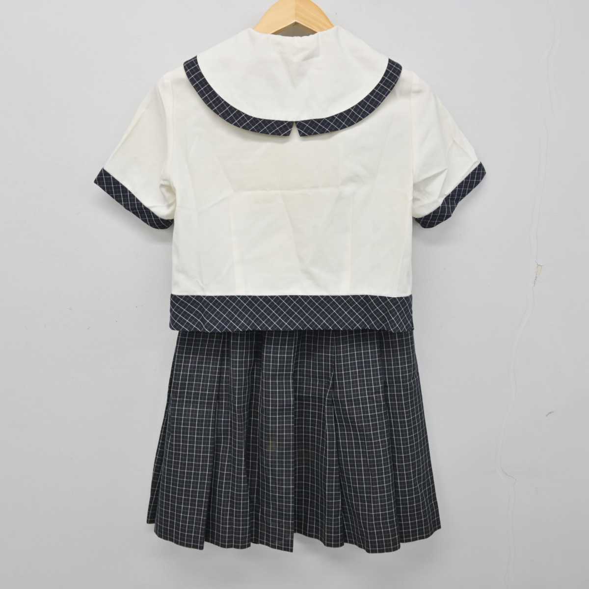 【中古】茨城県 常磐大学高等学校 女子制服 4点 (セーラー服・スカート) sf054345