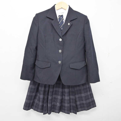 【中古】宮城県 多賀城高等学校 女子制服 5点 (ブレザー・シャツ・スカート) sf054347