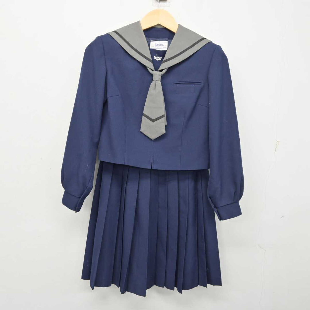 【中古】岩手県 北上市立上野中学校 女子制服 3点 (セーラー服・スカート) sf054352 | 中古制服通販パレイド