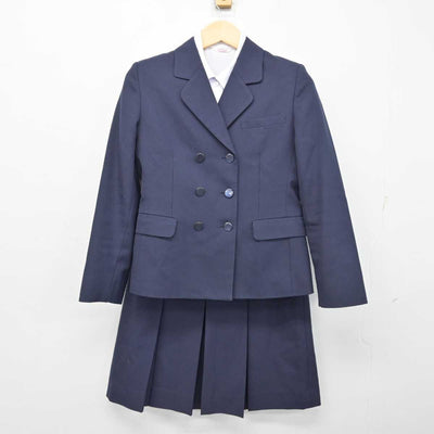 【中古】岩手県 黒沢尻北高等学校 女子制服 6点 (ブレザー・シャツ・スカート) sf054353