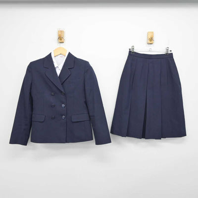 【中古】岩手県 黒沢尻北高等学校 女子制服 6点 (ブレザー・シャツ・スカート) sf054353