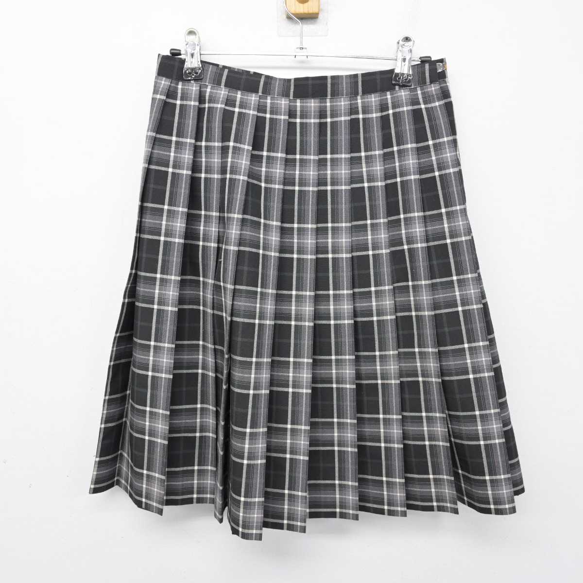 【中古】東京都 八王子学園八王子高等学校 女子制服 2点 (ニットベスト・スカート) sf054363