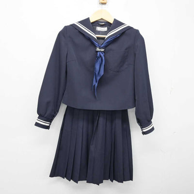 【中古】高知県 土佐女子中学高等学校 女子制服 4点 (セーラー服・スカート) sf054367