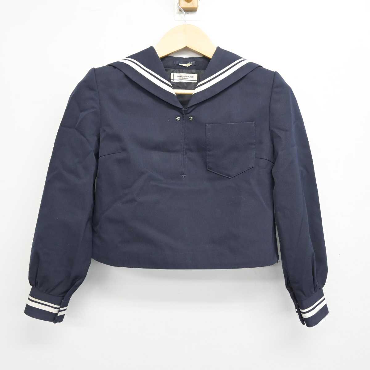 【中古】高知県 土佐女子中学高等学校 女子制服 2点 (セーラー服・セーラー服) sf054368