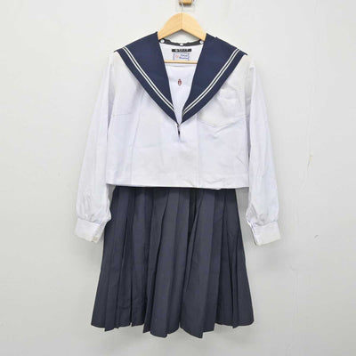 【中古】愛知県 東海南高等学校 女子制服 3点 (セーラー服・スカート) sf054386