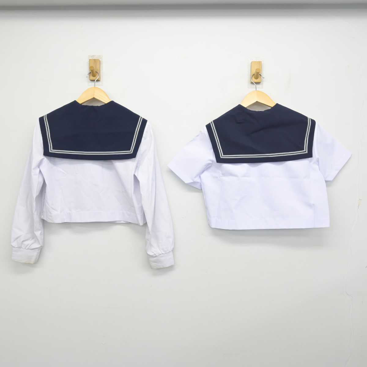 【中古】愛知県 東海南高等学校 女子制服 3点 (セーラー服・スカート) sf054386