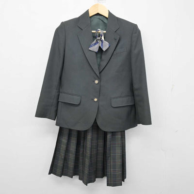 【中古】北海道 札幌市立伏見中学校 女子制服 4点 (ブレザー・ベスト・スカート) sf054390