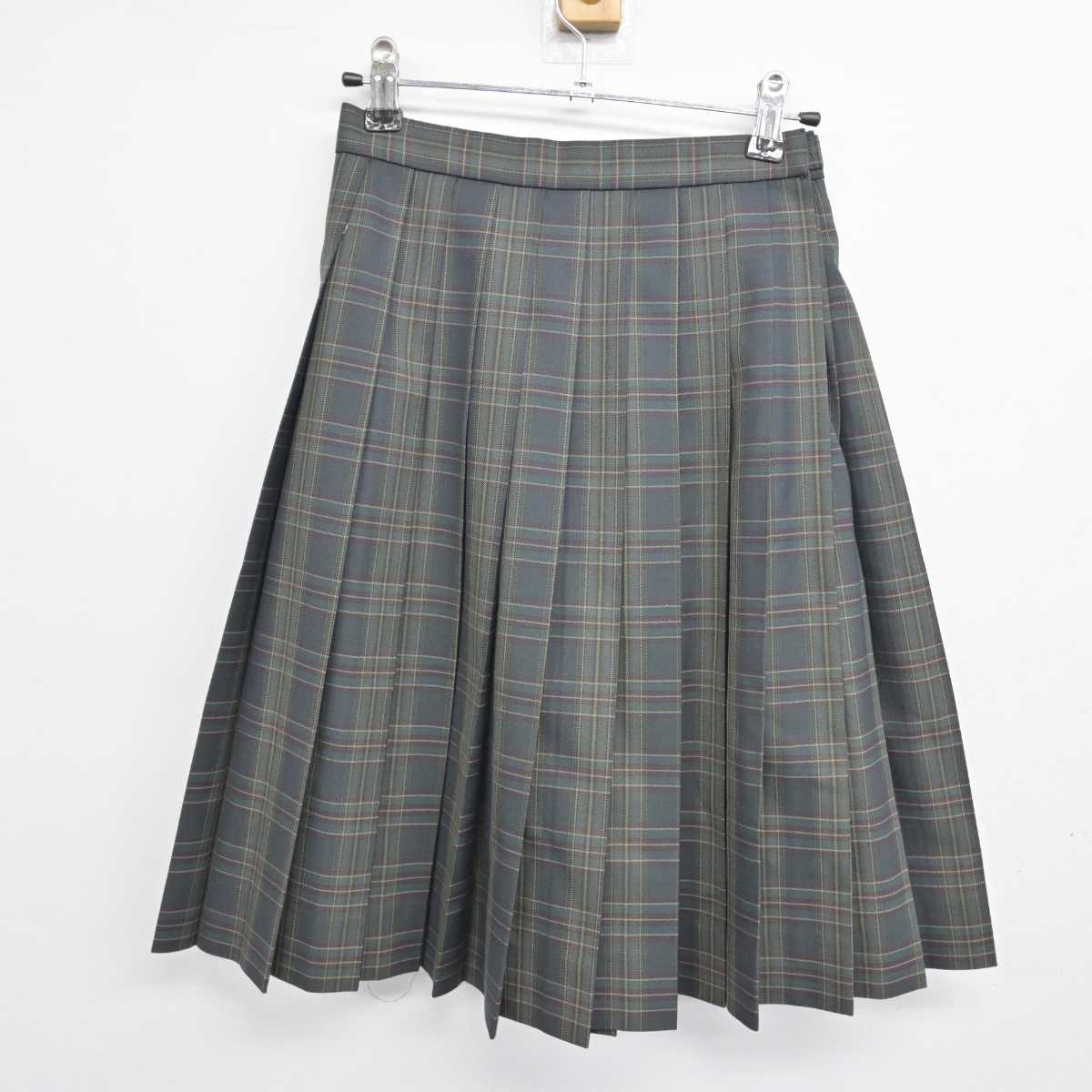 【中古】北海道 札幌市立伏見中学校 女子制服 3点 (ブレザー・ベスト・スカート) sf054393