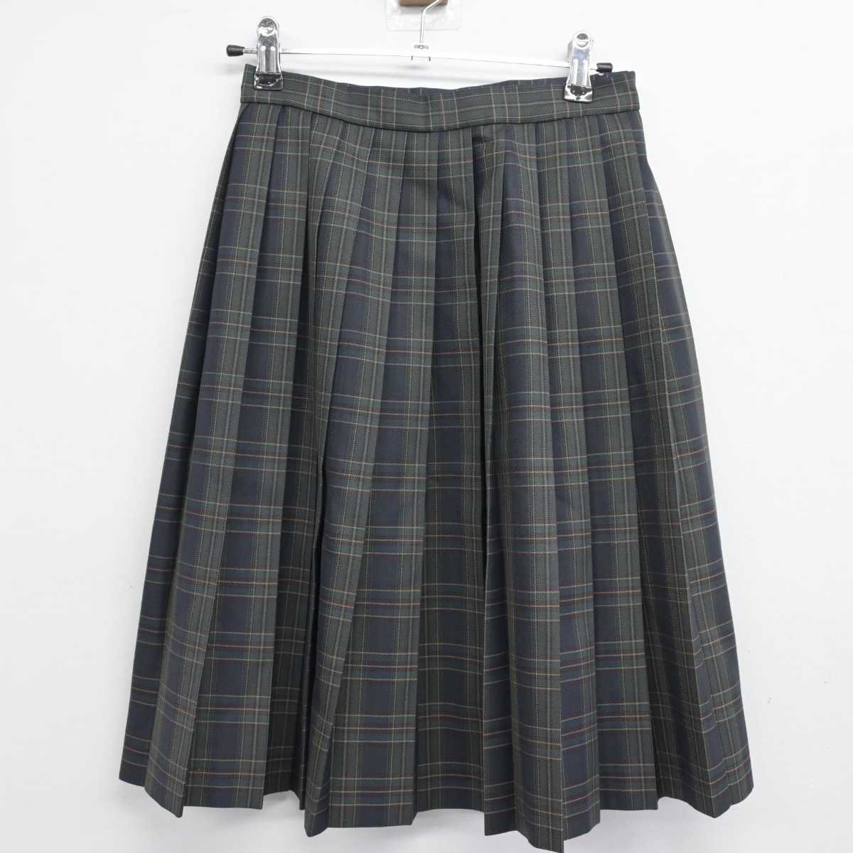 【中古】北海道 伏見中学校 女子制服 3点 (ブレザー・ベスト・スカート) sf054394