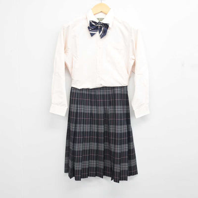 【中古】千葉県 ちはら台西中学校 女子制服 4点 (ブレザー・シャツ・スカート) sf054395