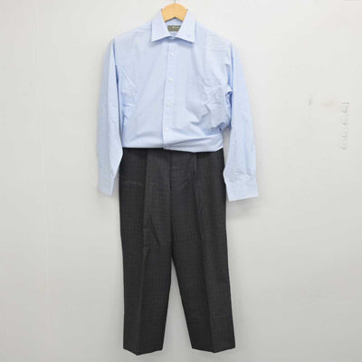 【中古】千葉県 ちはら台西中学校 男子制服 3点 (ブレザー・シャツ・ズボン) sf054398