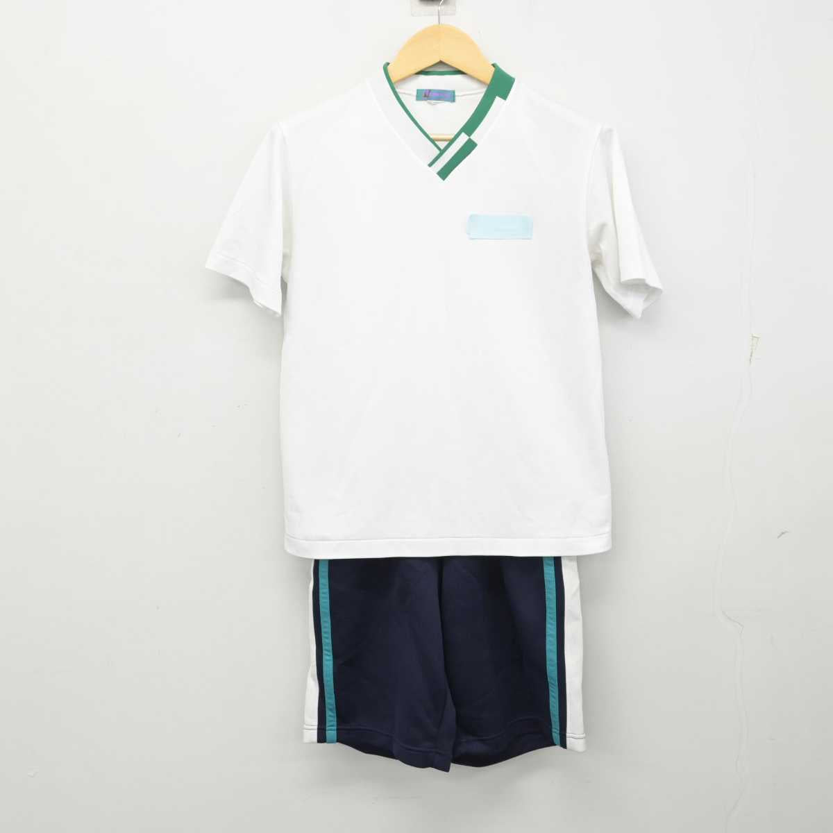 【中古】千葉県 土気高等学校 女子制服 2点 (体操服 上・体操服 下) sf054409