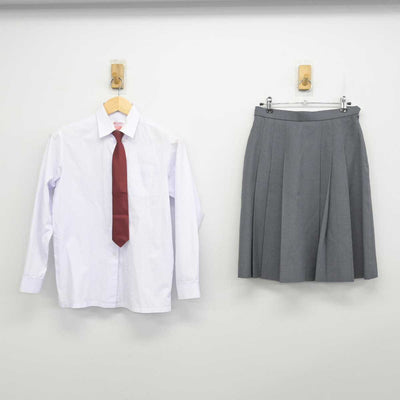 【中古】宮城県 宮城野中学校 女子制服 6点 (ブレザー・ベスト・シャツ・スカート) sf054416