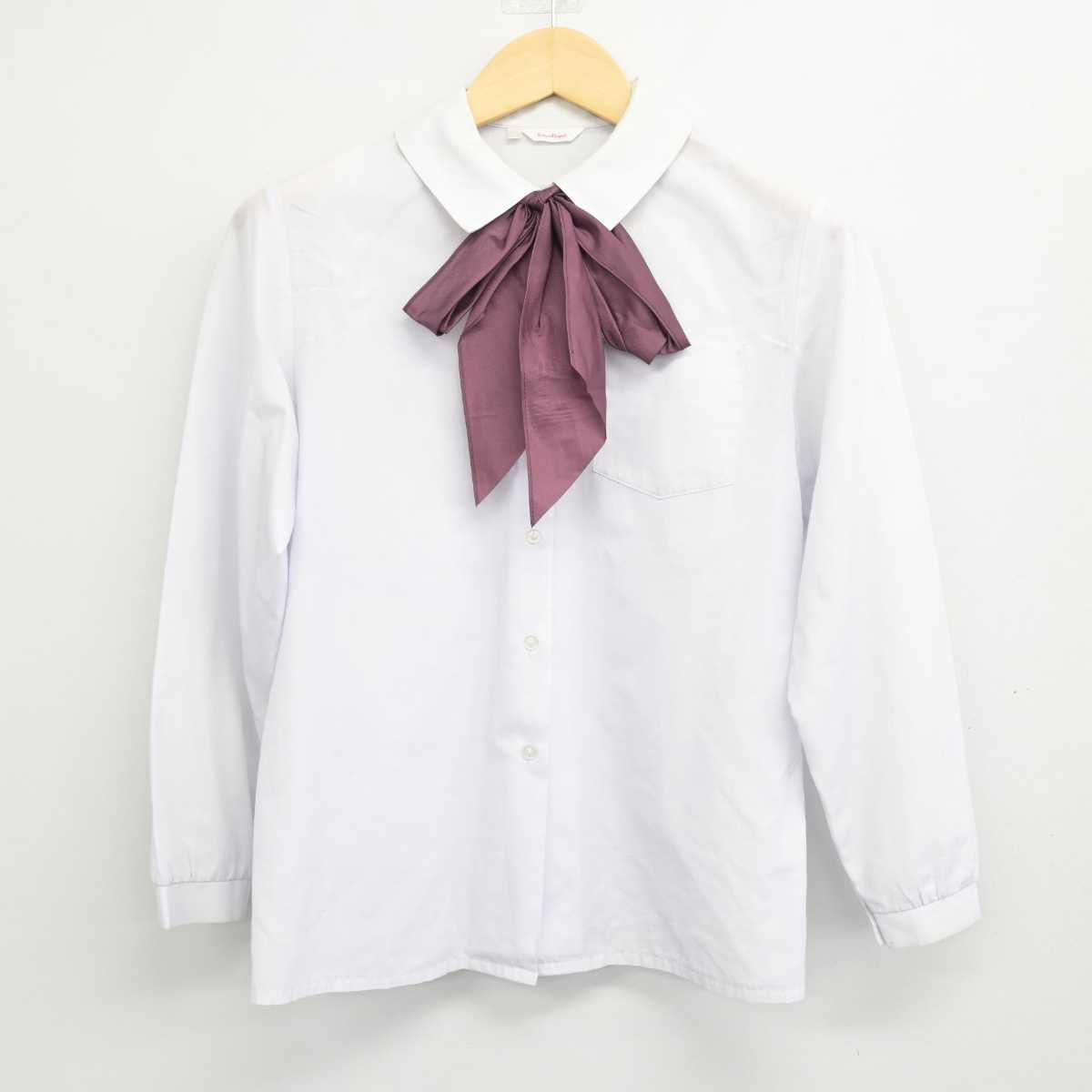 【中古】兵庫県 雲雀丘学園高等学校 女子制服 3点 (ニット・シャツ) sf054424