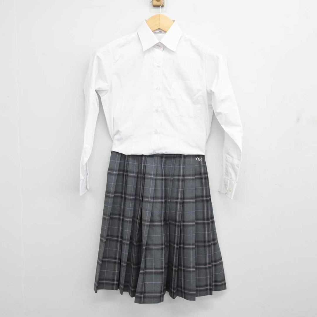 【中古】埼玉県 越生高等学校 女子制服 3点 (ブレザー・シャツ・スカート) sf054429