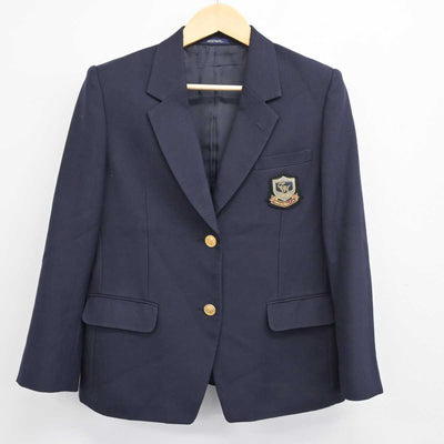 【中古】北海道 苫小牧高等商業学校 女子制服 2点 (ブレザー・スカート) sf054437