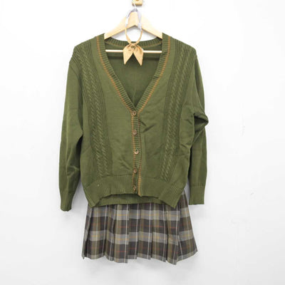 【中古】神奈川県 洗足学園中学高等学校 女子制服 3点 (ニット・スカート) sf054447