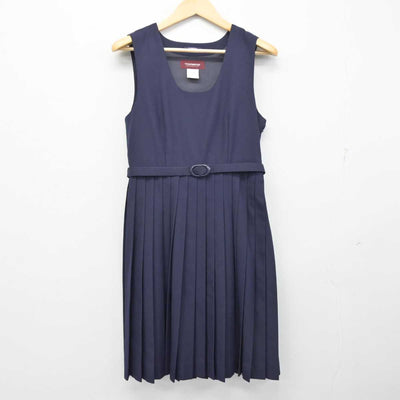 【中古】愛知県 椙山女学園高等学校 女子制服 2点 (シャツ・ジャンパースカート) sf054451