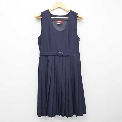 【中古】愛知県 椙山女学園高等学校 女子制服 2点 (シャツ・ジャンパースカート) sf054452